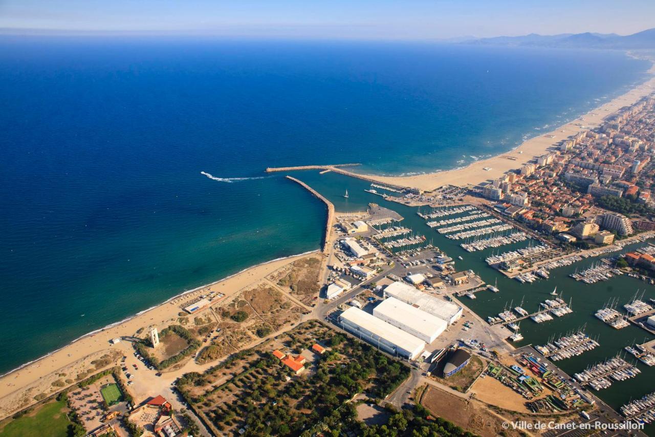 "Chill" Magnifique Vue Sur La Mer Et Le Port Au Coeur De La Ville En Premiere Ligne Canet-en-Roussillon Eksteriør bilde